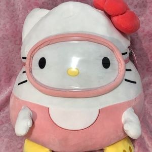 Scuba Hello Kitty Jumbo squishmallow plushie